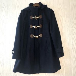 NWOT Kimi + Kai Paisley Maternity Wool Toggle Coat